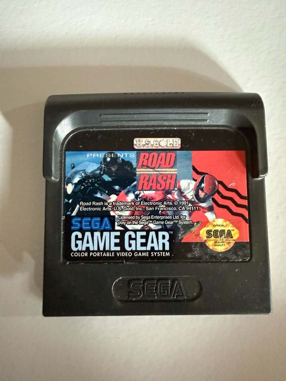Road Rash Video Game Cartridge for Sega Game Gear